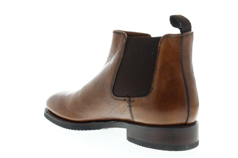 Frye Peyton Chelsea 80599 Mens Brown Leather Slip On Chelsea Boots Shoes