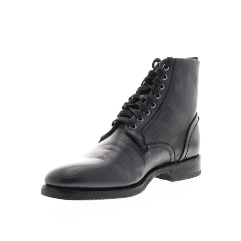 Frye Peyton Lace Up 80600 Mens Black Leather Casual Dress Boots Shoes