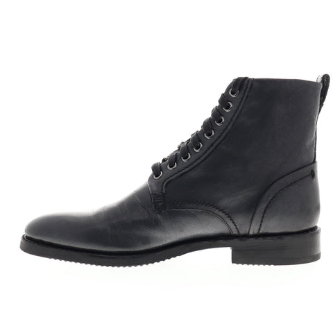 Frye Peyton Lace Up 80600 Mens Black Leather Casual Dress Boots Shoes