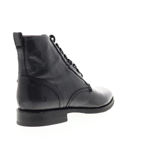 Frye Peyton Lace Up 80600 Mens Black Leather Casual Dress Boots Shoes