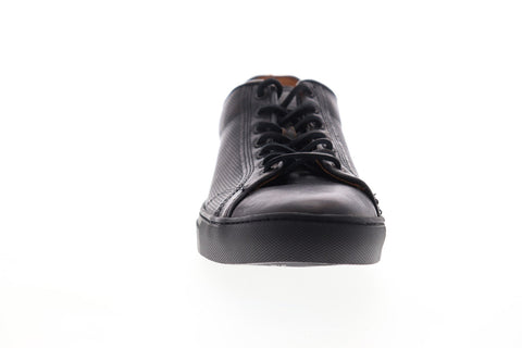 Frye Walker Low Lace 80608 Mens Black Leather Lace Up Low Top Sneakers Shoes