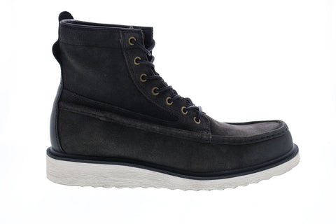 Frye & Co. Montana Moc Boot 80643 Mens Black Suede Casual Dress Boots