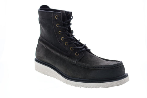 Frye & Co. Montana Moc Boot 80643 Mens Black Suede Casual Dress Boots