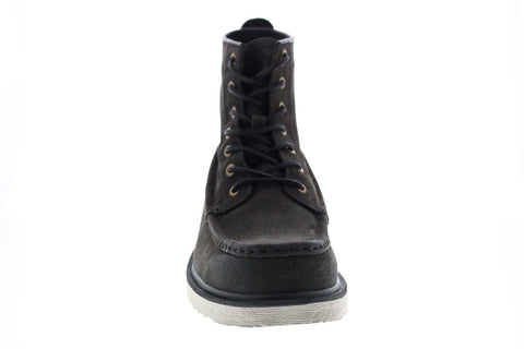 Frye & Co. Montana Moc Boot 80643 Mens Black Suede Casual Dress Boots