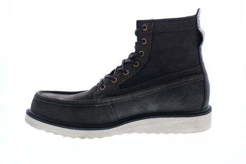 Frye & Co. Montana Moc Boot 80643 Mens Black Suede Casual Dress Boots