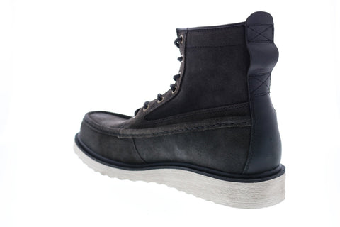 Frye & Co. Montana Moc Boot 80643 Mens Black Suede Casual Dress Boots