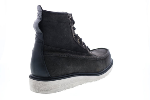 Frye & Co. Montana Moc Boot 80643 Mens Black Suede Casual Dress Boots