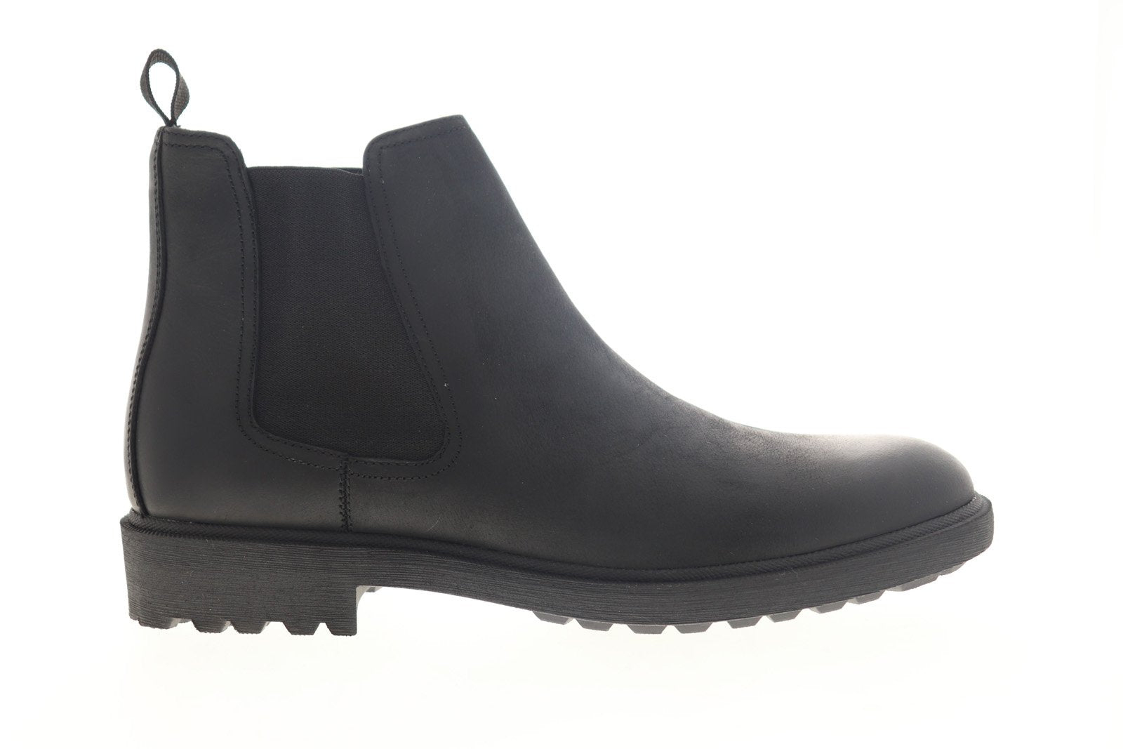 FRYE AND CO. Black Leather Chelsea Boots Style 3480649 Frye and Co. Leather Chelsea Bowery Boots Ankle Pull On  main image 3