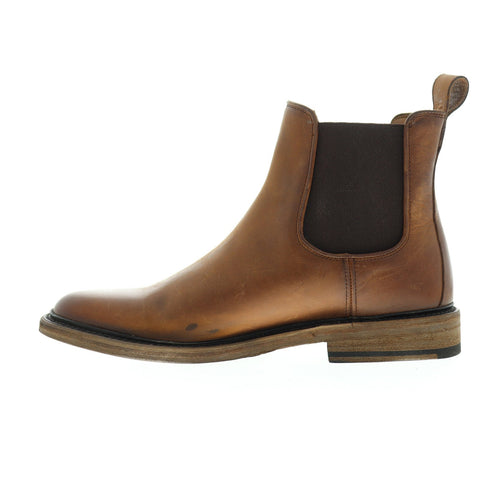 Frye James Chelsea 80687 Mens Brown Leather Slip On Chelsea Boots Shoes