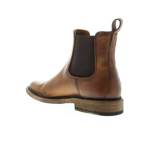 Frye James Chelsea 80687 Mens Brown Leather Slip On Chelsea Boots Shoes