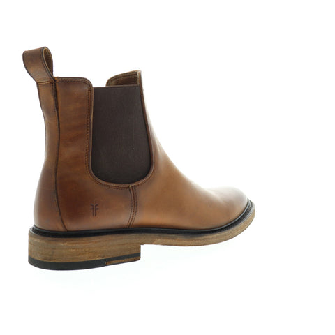 Frye James Chelsea 80687 Mens Brown Leather Slip On Chelsea Boots Shoes