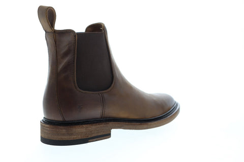 Frye James Chelsea 80687 Mens Brown Leather Slip On Chelsea Boots