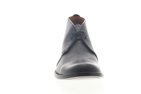 Frye Phillip Chukka 80688 Mens Black Leather Mid Top Lace Up Chukkas Boots