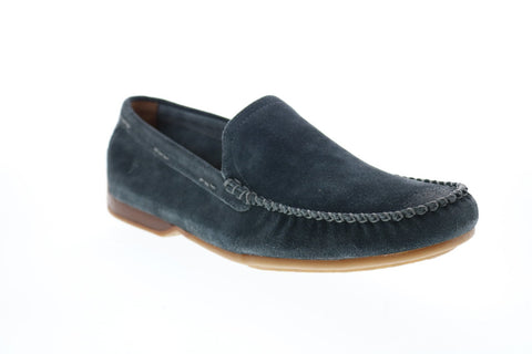 Frye Lewis Venetian 80748 Mens Blue Suede Loafers & Slip Ons 