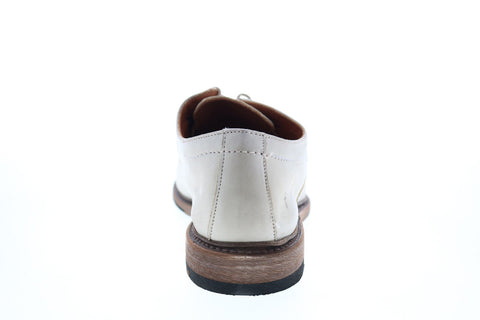 Frye Paul Bal Oxford 80750 Mens White Leather Lace Up Oxfords & Lace Ups Cap Toe Shoes