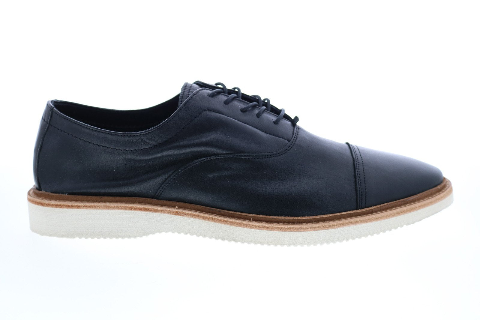 Frye Paul Light Bal Oxford 80756 Mens Black Cap Toe Oxfords  display picture 1