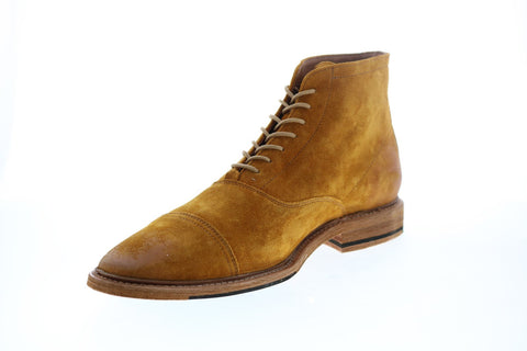 Frye Paul Lace Up 80763 Mens Brown Suede Lace Up Casual Dress Boots