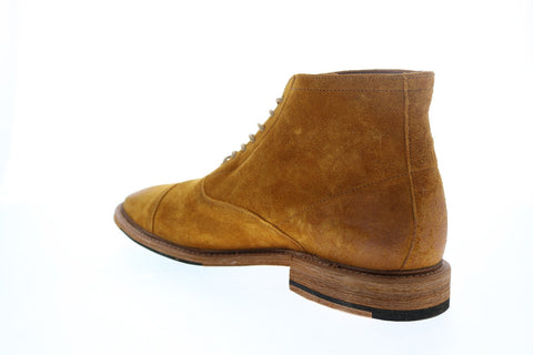 Frye Paul Lace Up 80763 Mens Brown Suede Lace Up Casual Dress Boots