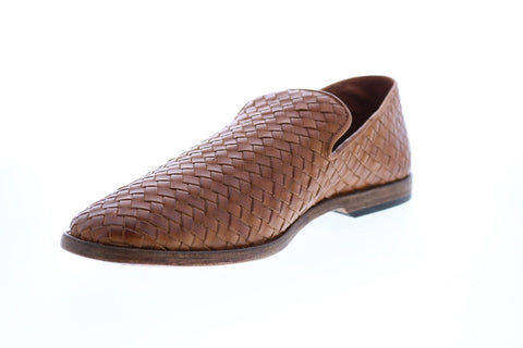 Frye Chris Woven Venetian 80811 Mens Brown Leather Loafers & Slip Ons Casual Shoes