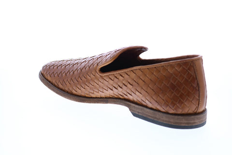 Frye Chris Woven Venetian 80811 Mens Brown Leather Loafers & Slip Ons Casual Shoes