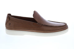 Frye Deck Venetian 80813 Mens Brown Leather Slip On Loafers & Slip Ons Casual Shoes
