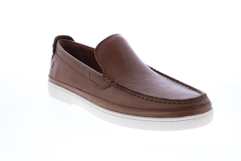Frye Deck Venetian 80813 Mens Brown Leather Slip On Loafers & Slip Ons Casual Shoes