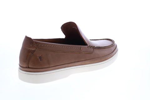 Frye Deck Venetian 80813 Mens Brown Leather Slip On Loafers & Slip Ons Casual Shoes