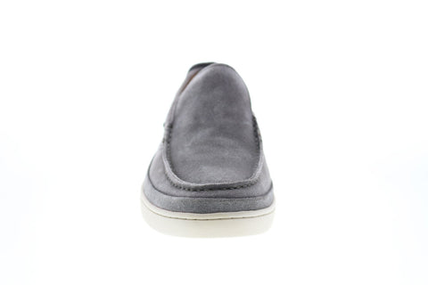 Frye Deck Venetian 80814 Mens Gray Suede Slip On Loafers & Slip Ons Casual Shoes