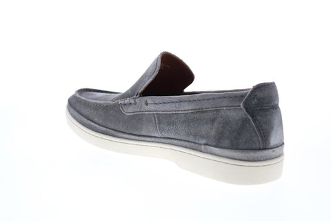 Frye Deck Venetian 80814 Mens Gray Suede Slip On Loafers & Slip Ons Casual Shoes