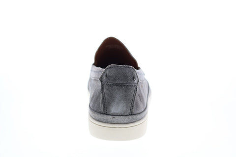 Frye Deck Venetian 80814 Mens Gray Suede Slip On Loafers & Slip Ons Casual Shoes