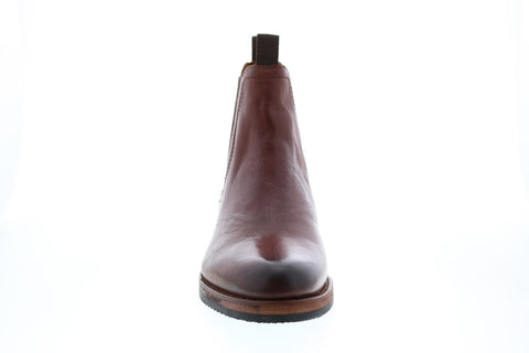 Frye Sawyer Chelsea 80820 Mens Brown Leather Slip On Chelsea Boots