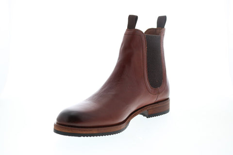 Frye Sawyer Chelsea 80820 Mens Brown Leather Slip On Chelsea Boots