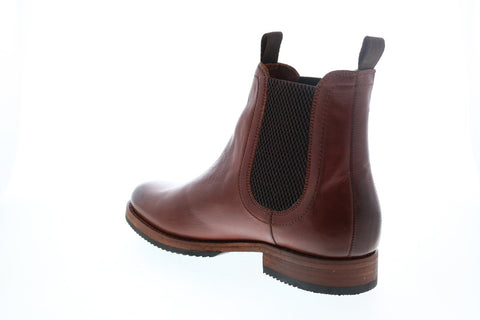 Frye Sawyer Chelsea 80820 Mens Brown Leather Slip On Chelsea Boots