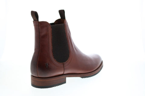 Frye Sawyer Chelsea 80820 Mens Brown Leather Slip On Chelsea Boots