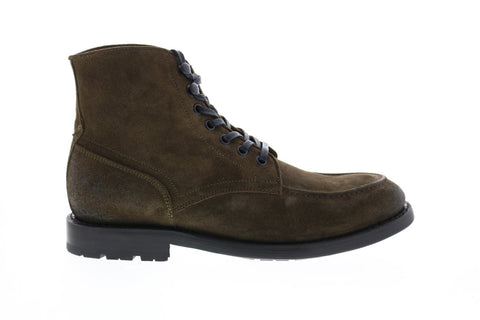 Frye Bowery Moc Lace Up 80829 Mens Green Suede Lace Up  display picture 1
