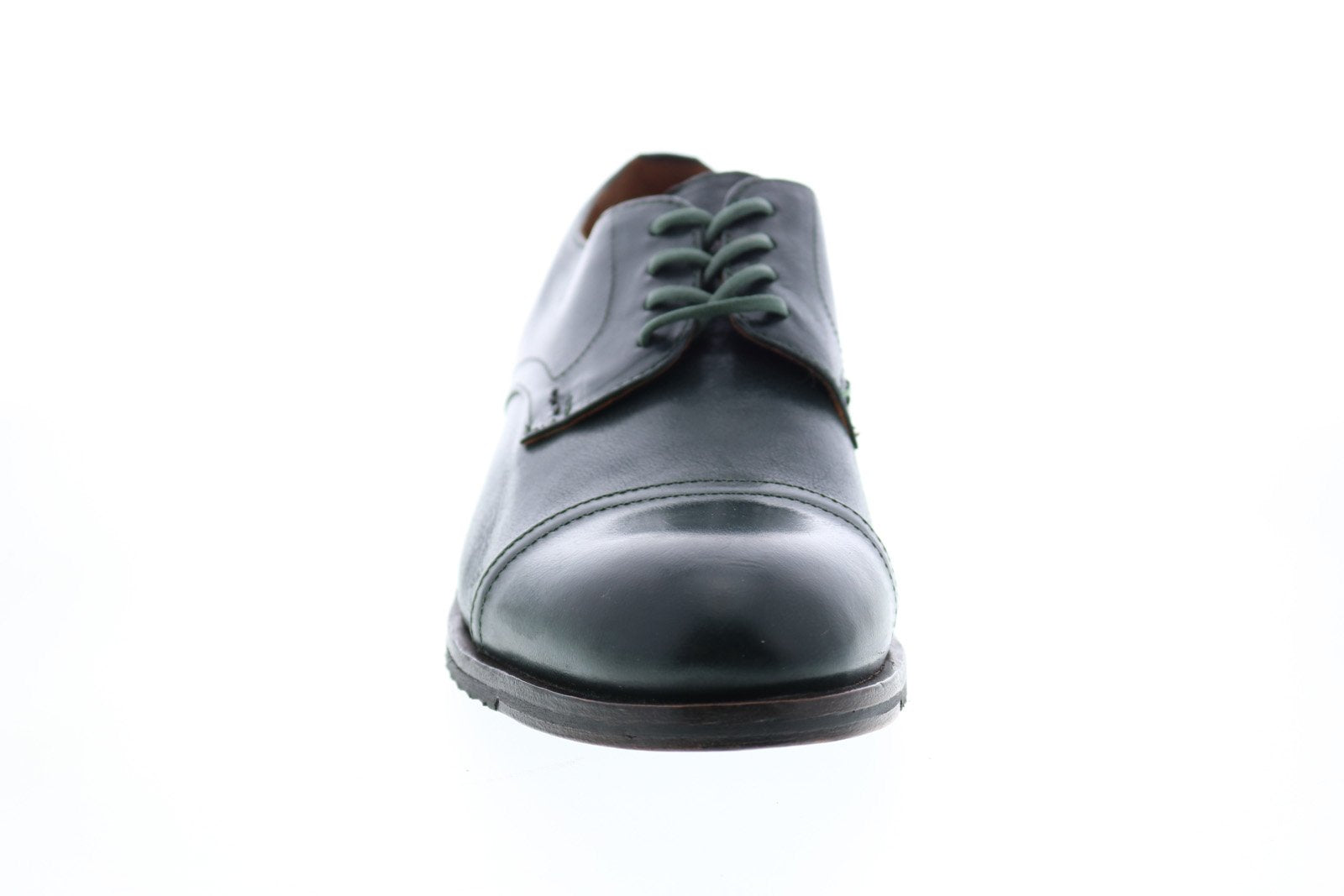 Frye Grant Oxfords Men\'s Size 13 Black Leather Cap Toe The Frye Company Grant Lace Up Almond Toe Oxford - Black  main image 2
