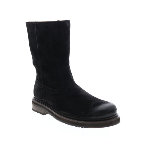 Frye Wilkes Pull On 80847 Mens Black Suede Slip On Casual Dress Boots