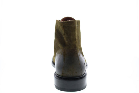 Frye Paul Lace Up 80850 Mens Green Suede Lace Up Casual Dress Boots - Ruze  Shoes