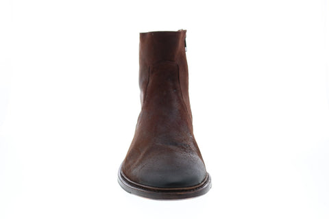Frye Paul Inside Zip 80852 Mens Brown Suede Zipper Casual Dress Boots