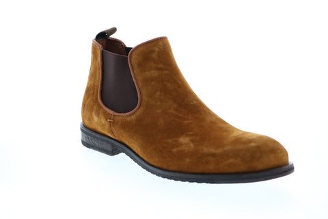 Frye Grant Chelsea 80867 Mens Brown Suede Slip On Chelsea Boots 