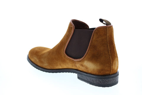 Frye Grant Chelsea 80867 Mens Brown Suede Slip On Chelsea Boots 