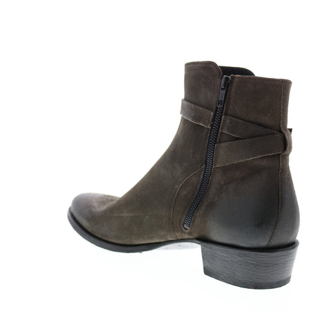 Frye Grady Jodhpur 80888 Mens Gray Suede Zipper Casual Dress Boots