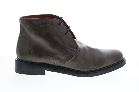 Frye Murray Chukka 80903 Mens Gray Leather Lace Up Chukkas Boots