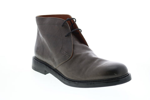 Frye Murray Chukka 80903 Mens Gray Leather Lace Up Chukkas Boots
