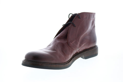 Frye Murray Chukka 80903 Mens Burgundy Leather Lace Up Chukkas Boots