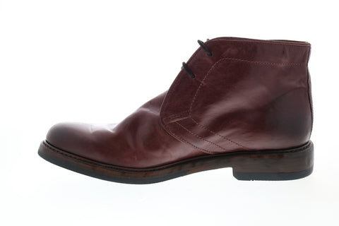 Frye Murray Chukka 80903 Mens Burgundy Leather Lace Up Chukkas Boots