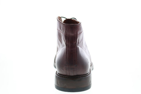 Frye Murray Chukka 80903 Mens Burgundy Leather Lace Up Chukkas Boots