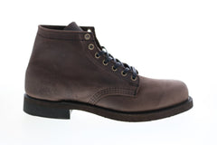 Frye Prison Boot 80907 Mens Brown Leather Lace Up Casual Dress Boots
