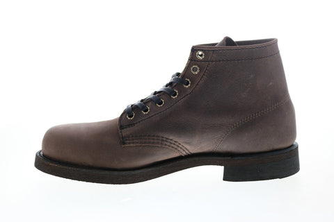 Frye Prison Boot 80907 Mens Brown Leather Lace Up Casual Dress Boots