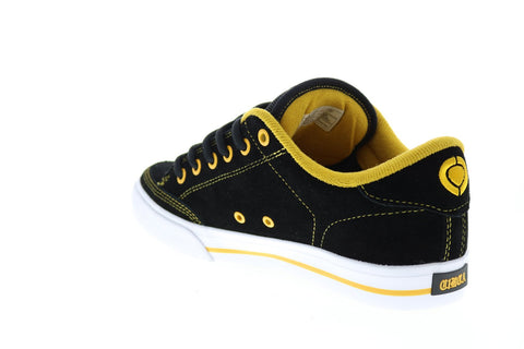 Circa AL50 8100-114 Mens Black Suede Low Top Lace Up Skate Sneakers Shoes